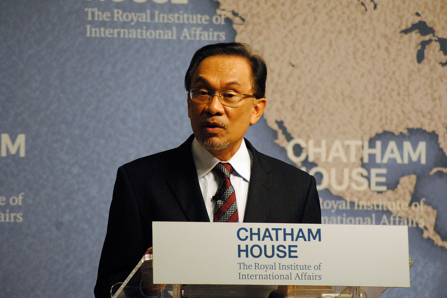 Anwar Ibrahim in a licensed editorial photograph.