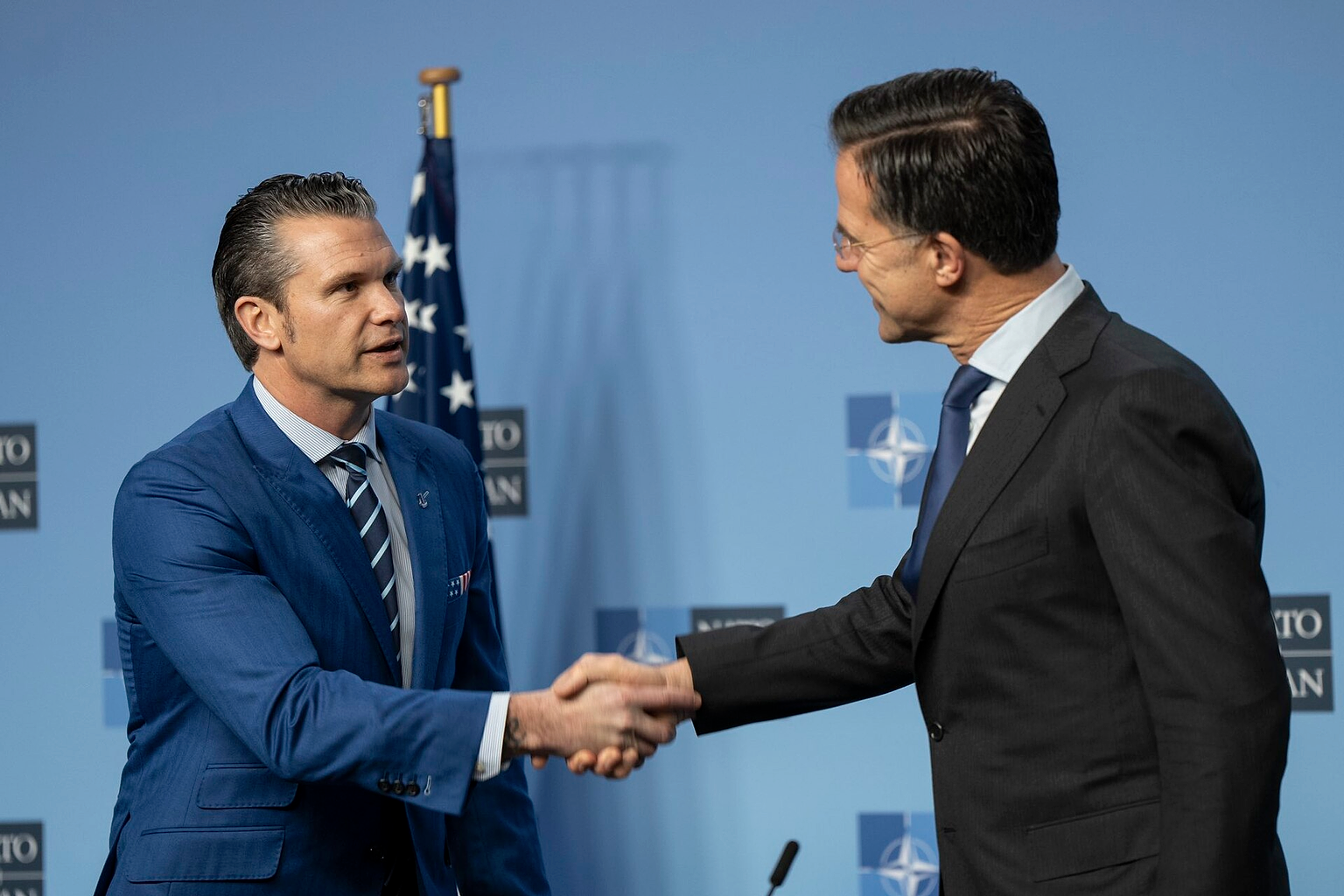 Defense Secretary Pete Hegseth in a licensed editorial photograph.