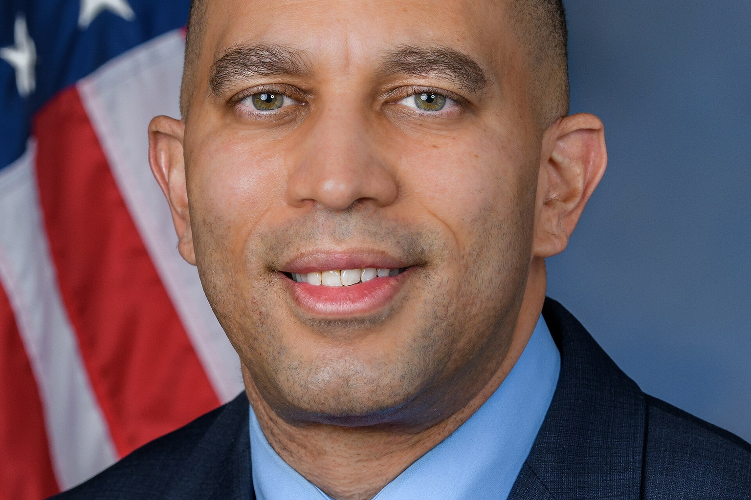 Hakeem Jeffries in a licensed editorial photograph.
