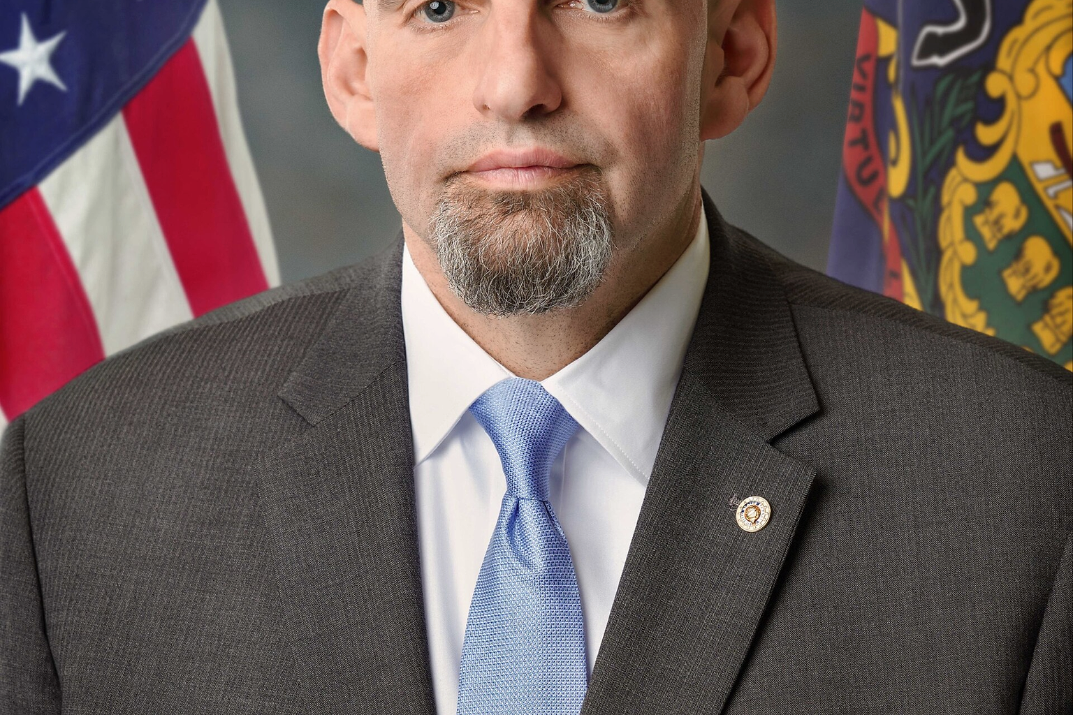 Official portrait of U.S. Senator John Fetterman