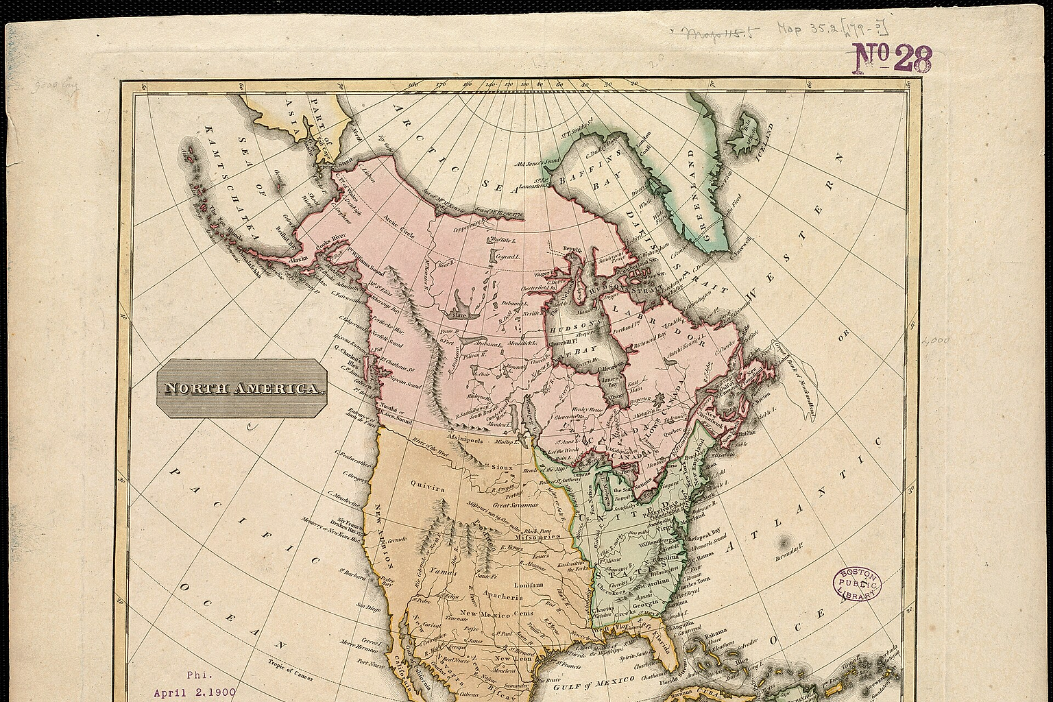 North America, c. 1790
