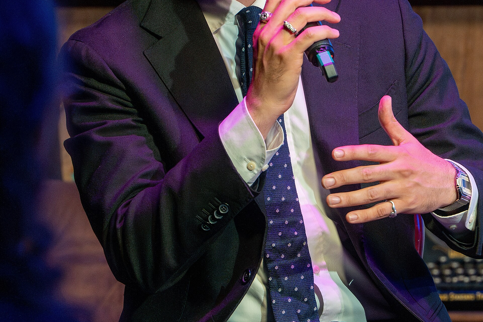 Zohran Mamdani at Caveat on May 25 2025