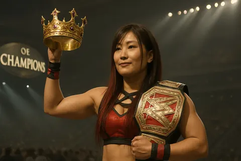 Editorial image for Iyo Sky Wins Queen of the Ring at WWE Night of Champions, Sets Sights on Women’s World Championship