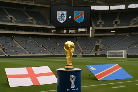 Editorial image for England Faces DR Congo in FIFA World Cup 2026 Round of 32
