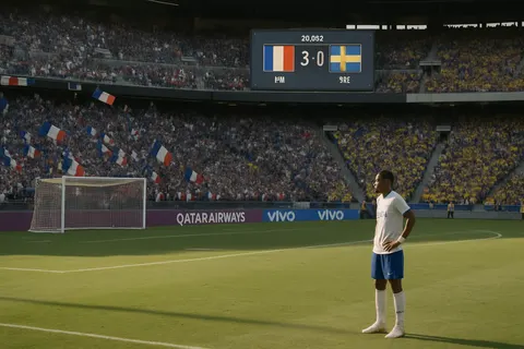 Editorial image for Mbappe Double Secures France’s 3-0 Victory Over Sweden to Reach World Cup Last 16