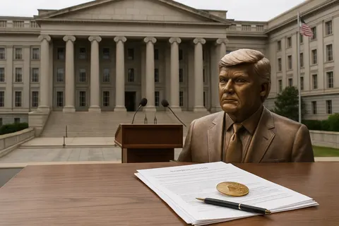 Editorial image for Trump Earned Over $1 Billion from Crypto Ventures in 2025, Financial Disclosure Reveals