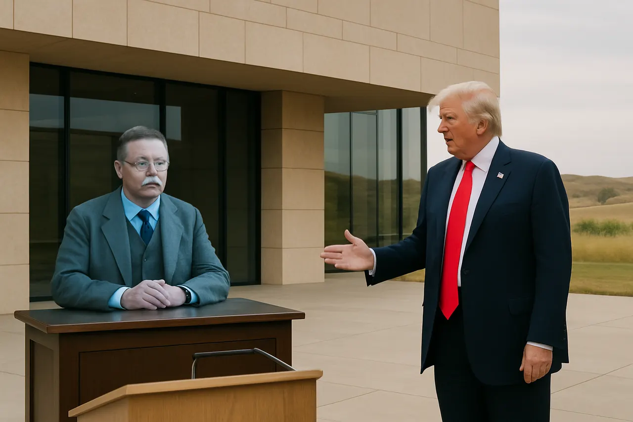 Editorial image for Trump Engages with AI Teddy Roosevelt at New Presidential Library in North Dakota