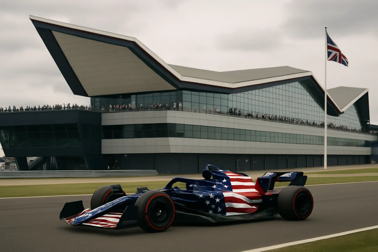 Editorial image for Cadillac F1 Celebrates Fourth of July with Stars-and-Stripes Livery at British Grand Prix