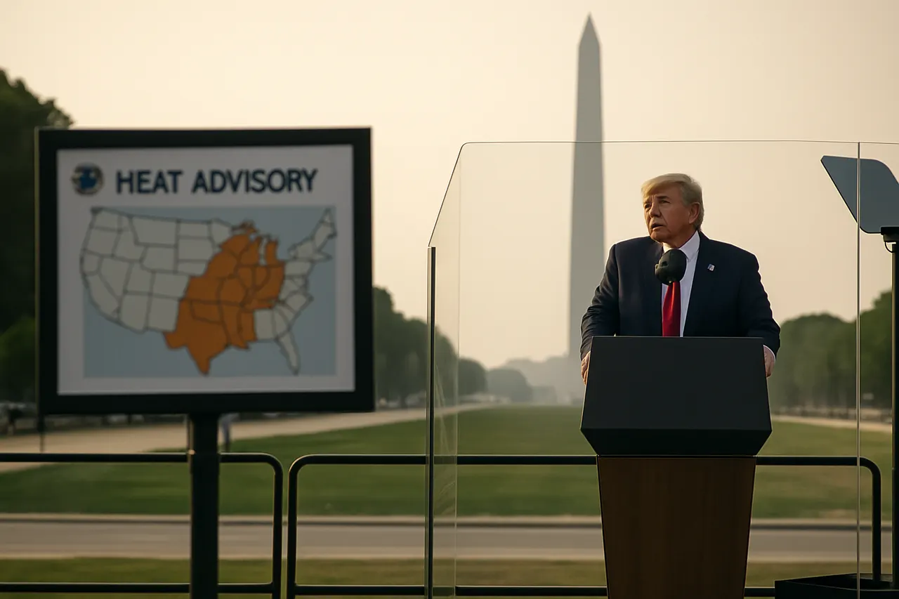 Editorial image for Trump to Deliver Lengthy July 4 Speech Despite Forecasted 107-Degree Heat