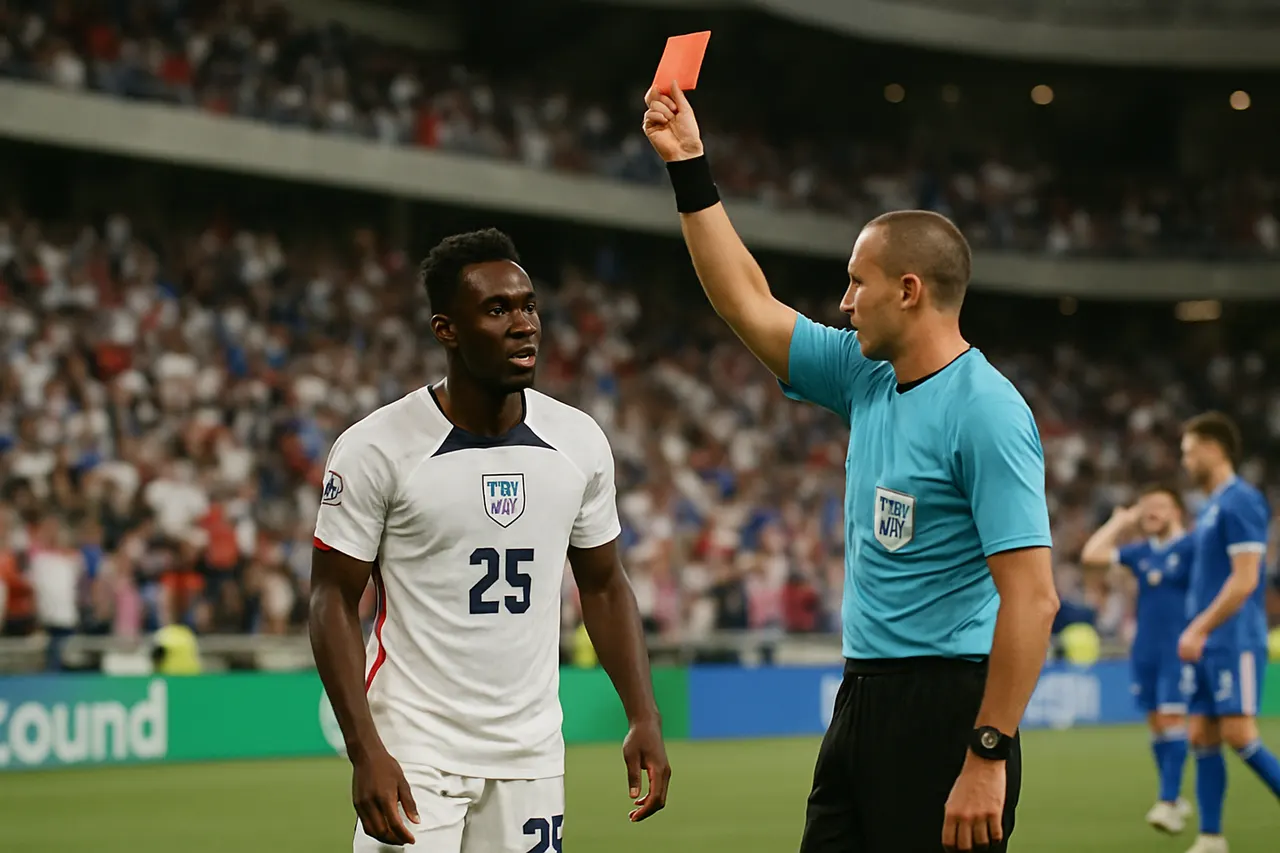 Editorial image for USA World Cup Star Folarin Balogun Receives Controversial Red Card in Round of 32 Match