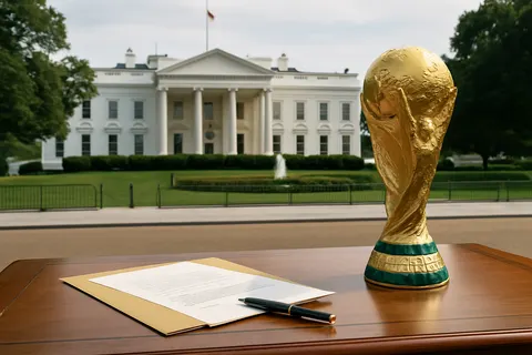 Editorial image for Viral German FIFA World Cup Tourist Invited to White House