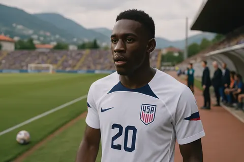 Editorial image for USA Advances in World Cup Despite Controversial Red Card