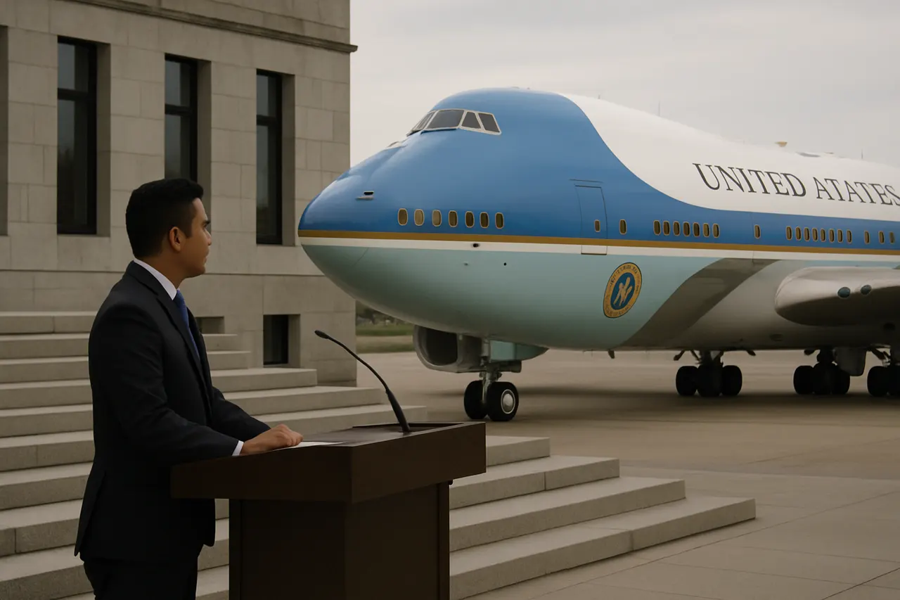 Editorial image for US President Donald Trump Takes First Flight on New Air Force One Gifted by Qatar