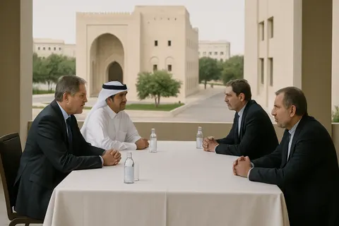 Editorial image for U.S. and Iran Hold Separate Talks in Qatar, Agree to Continue Discussions