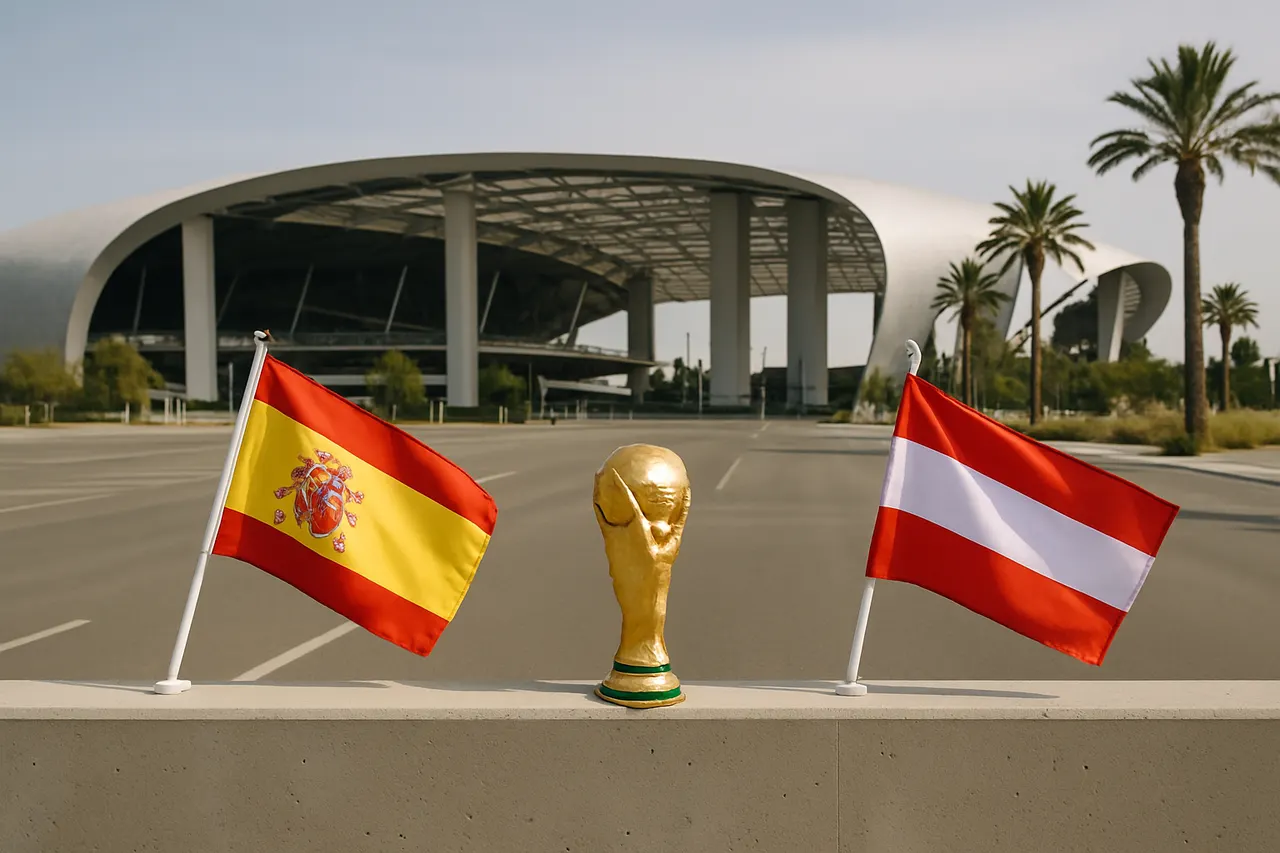 Editorial image for Spain Faces Austria in World Cup 2026 Round of 32 Clash in Los Angeles