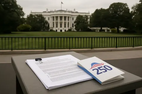 Editorial image for Congressional Report Accuses Trump of Redirecting US 250th Anniversary Celebrations for Political Gain