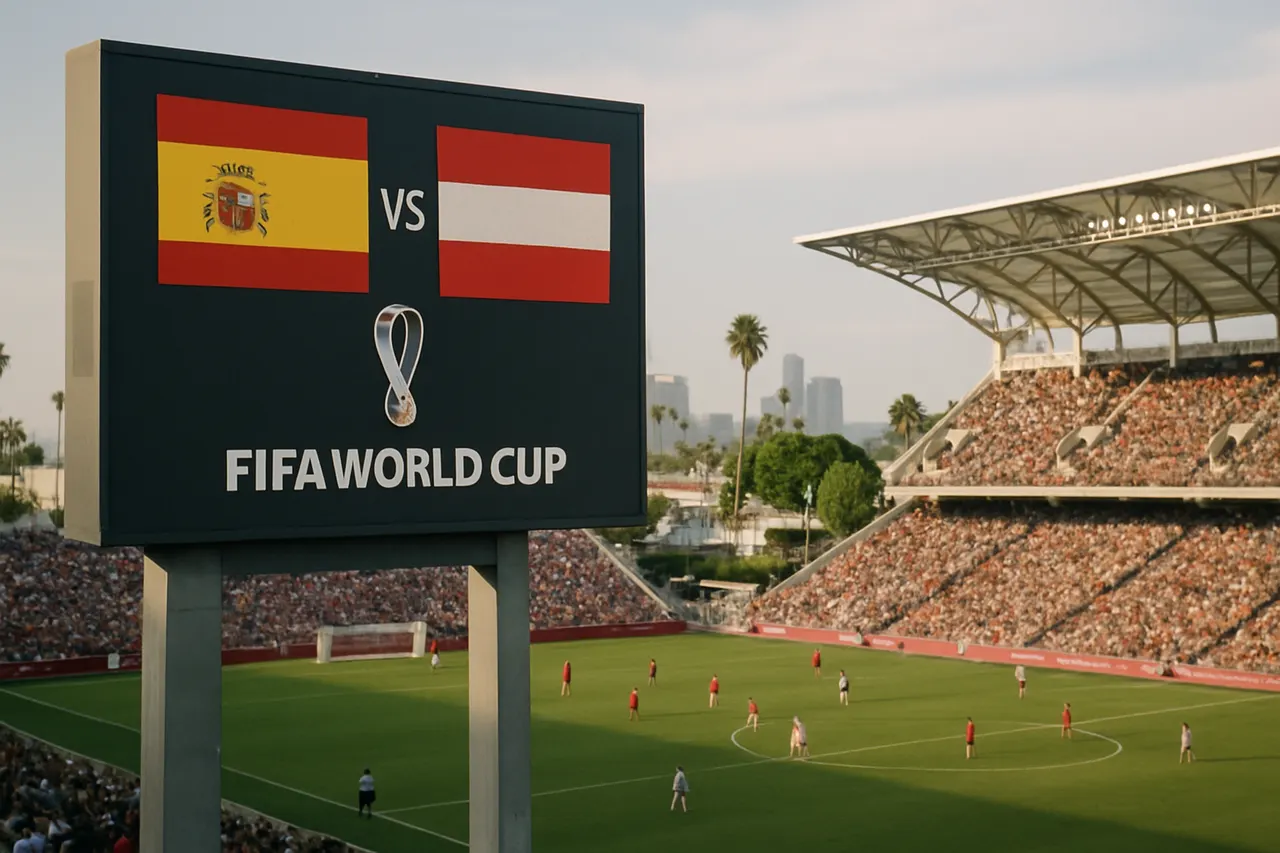 Editorial image for Spain Faces Austria in Round of 32 at FIFA World Cup 2026 in Los Angeles