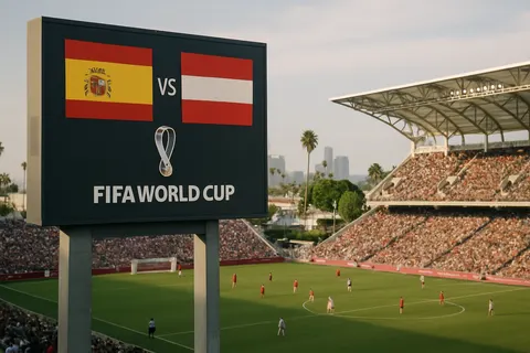 Editorial image for Spain Faces Austria in Round of 32 at FIFA World Cup 2026 in Los Angeles
