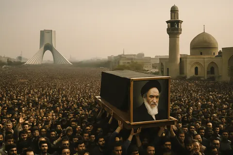 Editorial image for Iran’s First Supreme Leader’s Funeral Drew an Estimated 10 Million Mourners in 1989