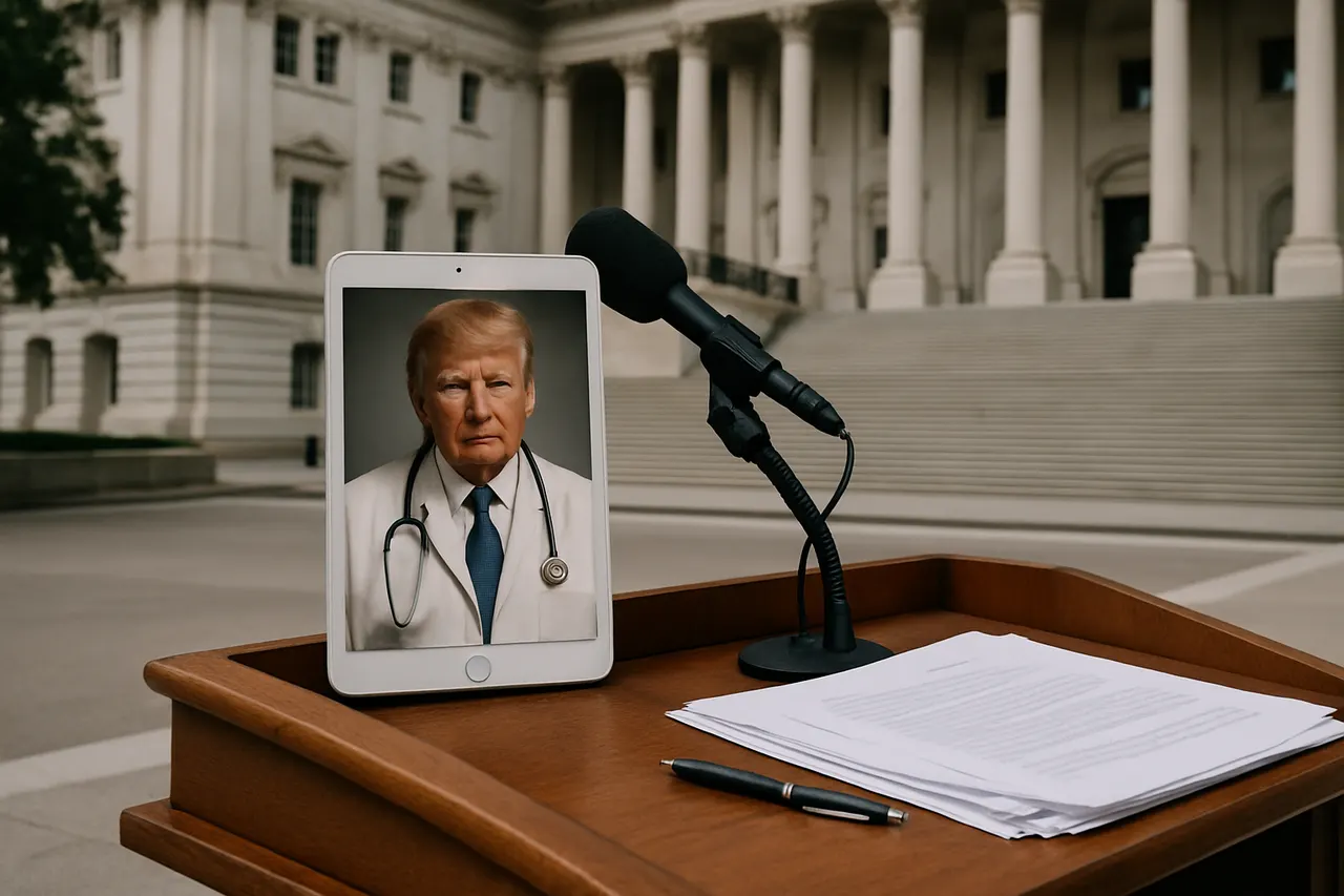 Editorial image for Trump Shares AI-Generated Video Portraying Himself as Doctor Curing Critics’ ‘Derangement Syndrome’