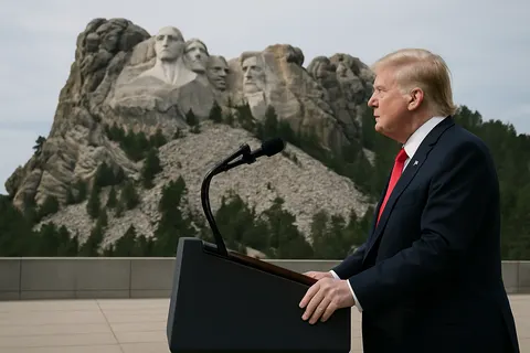 Editorial image for Trump Kicks Off Fourth of July Weekend with Patriotic Events at Mount Rushmore and National Mall