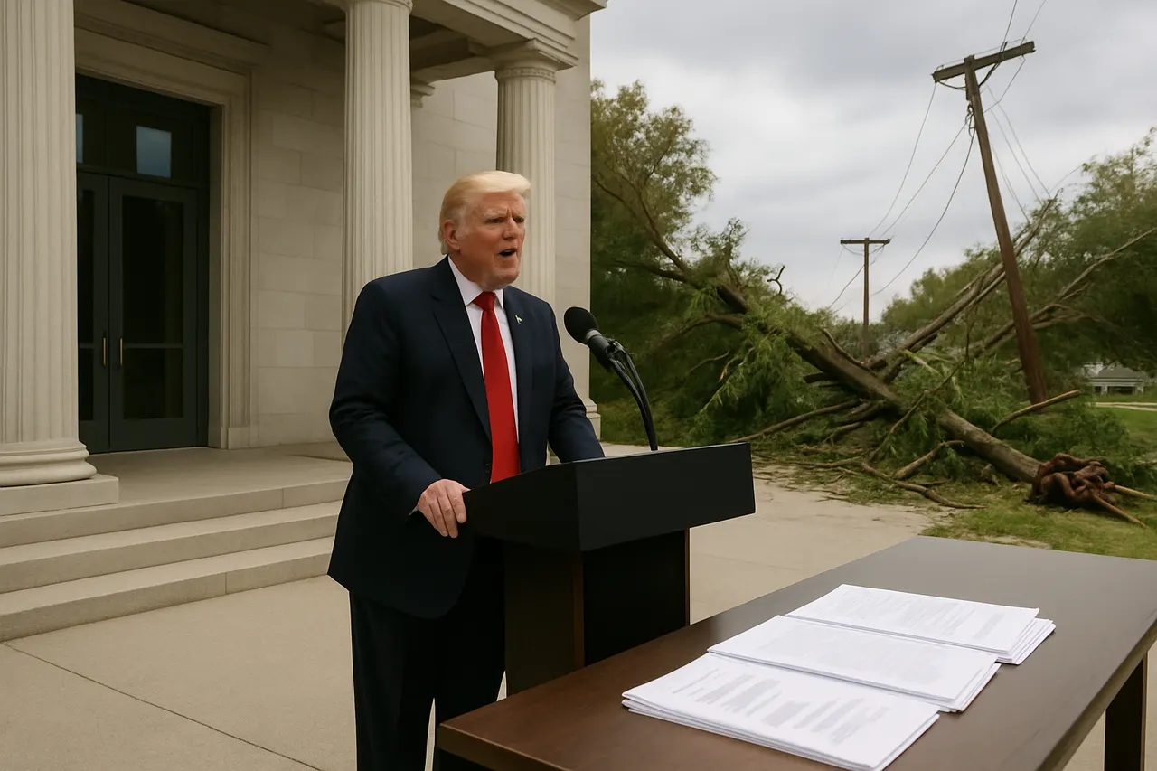 Editorial image for Trump Approves Over $846 Million in Disaster Aid for Republican-Leaning States Amid Election Endorsements