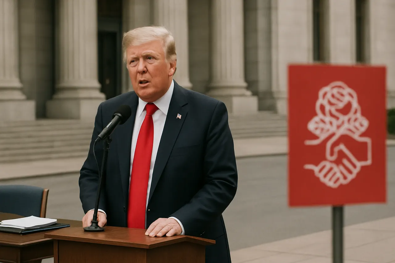 Editorial image for Trump Labels Democrats as Communists Amid Rising Influence of Democratic Socialists