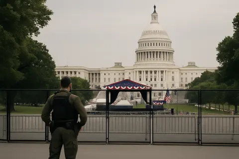 Editorial image for Heightened Security in Washington D.C. for July Fourth America 250 Celebrations