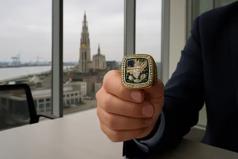 Editorial image for Belgian Diamond Group Gifts Lavish Ring to Trump Following Tariff Relief