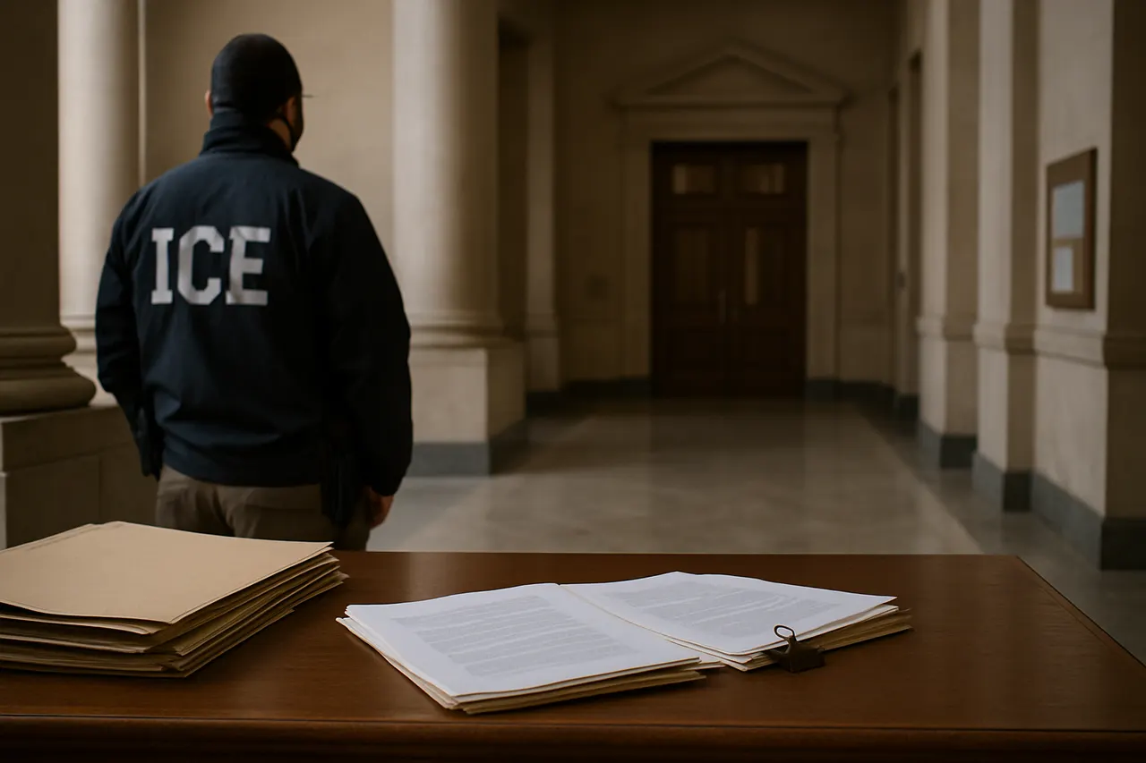 Editorial image for Virginia Law Banning Law Enforcement Officer Masks Blocked for Federal ICE Agents