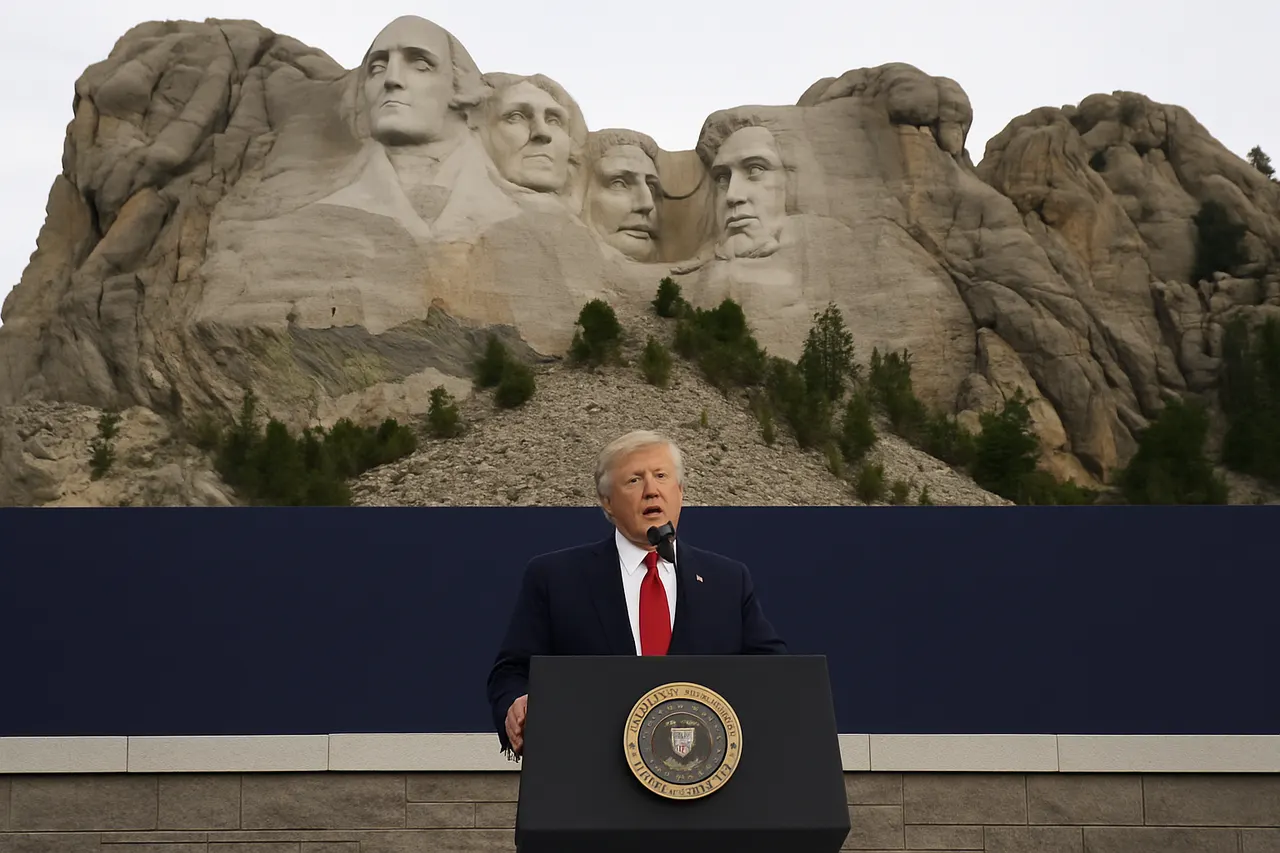 Editorial image for Trump Declares America 'Most Exceptional Nation Ever' in Patriotic Mount Rushmore Speech