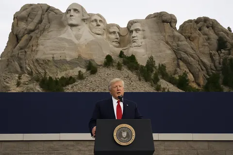 Editorial image for Trump Declares America 'Most Exceptional Nation Ever' in Patriotic Mount Rushmore Speech