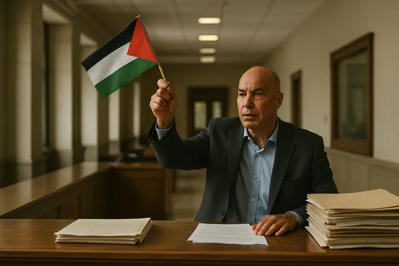 Editorial image for Egypt Coach Hossam Hassan Waves Palestinian Flag After World Cup Win Over Australia