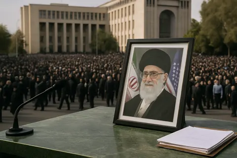 Editorial image for Huge Crowds Mourn Iran’s Late Supreme Leader Ali Khamenei in Tehran