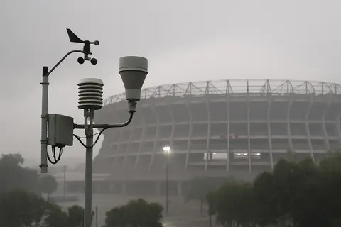 Editorial image for Mexico vs England World Cup Last-16 Match Delayed by One Hour