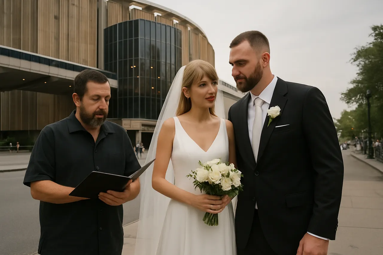 Editorial image for Taylor Swift and Travis Kelce Wed in Private New York City Ceremony