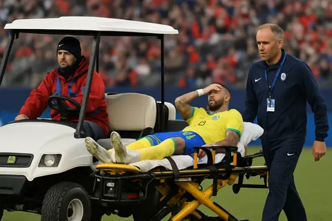 Editorial image for Neymar Ends Brazil Career Following World Cup Exit to Norway