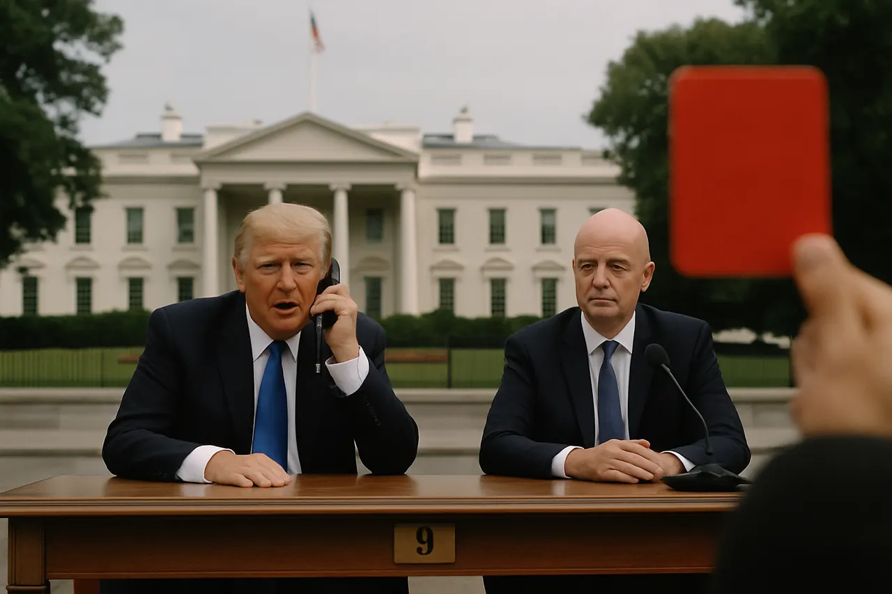 Editorial image for Trump Confirms Call to FIFA Over US Striker’s Red Card Amid Controversy