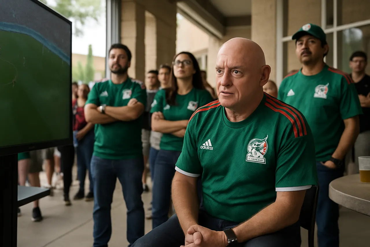 Editorial image for Senator Mark Kelly Shows Support for Team Mexico at World Cup, Sparingly Mentions U.S. Men's Team
