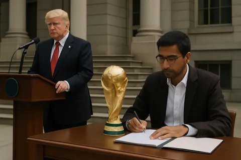 Editorial image for Trump and NYC Mayor Mamdani Offer Contrasting Visions on America’s 250th Birthday; U.S. Faces Belgium in World Cup