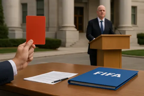 Editorial image for Trump Challenges Red Card Suspension of U.S. Soccer Star, Seeks FIFA Review