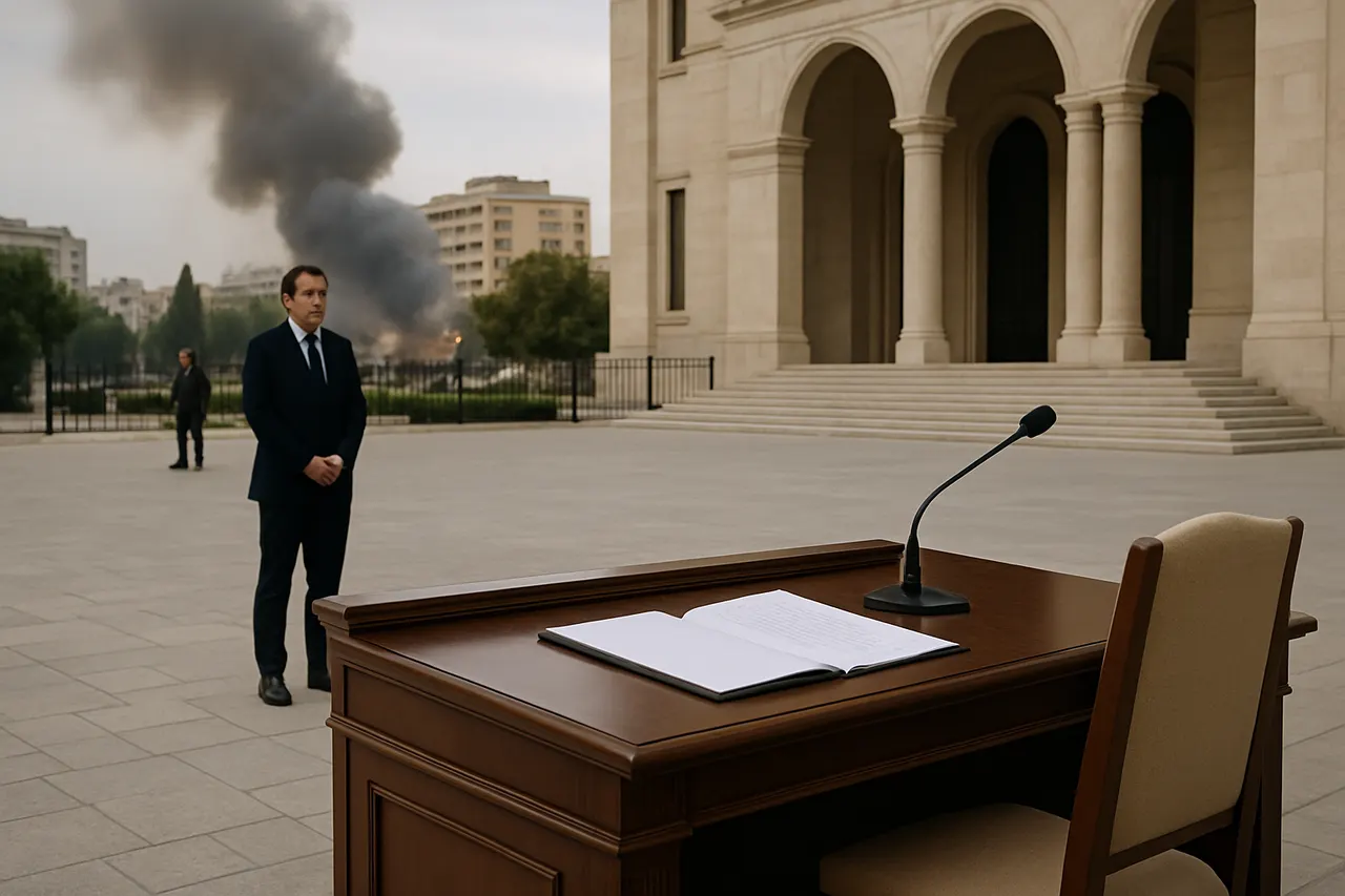 Editorial image for Explosions Occur in Damascus During French President Macron's Historic Visit