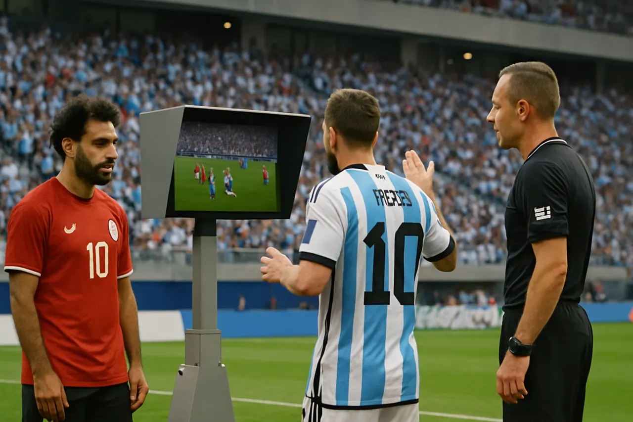 Editorial image for VAR Decision Sparks Controversy in Second Half of Argentina vs Egypt World Cup Match