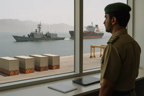 Editorial image for U.S. Launches Strikes Against Iran Following Attacks on Three Tankers in Strait of Hormuz