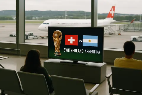Editorial image for Switzerland Set to Face Argentina in World Cup Quarterfinal After Penalty Shootout Win Over Colombia