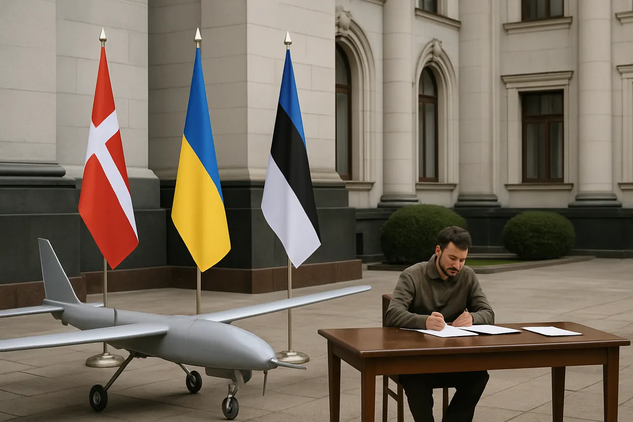 Editorial image for Zelensky Signs New Drone Defence Deals with Denmark, Estonia, and Netherlands