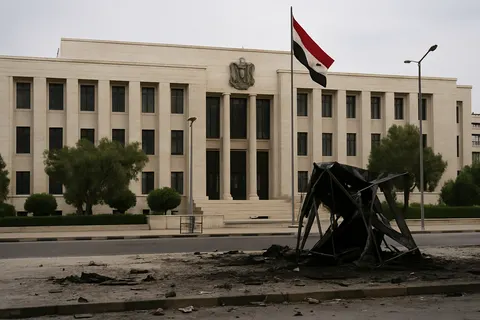 Editorial image for Damascus Hit by Explosions Amid Macron’s Visit as Syria Faces Multiple Threats