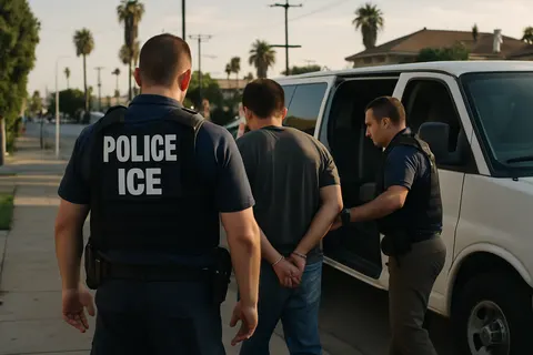 Editorial image for ICE Raids in Los Angeles Lead to Widespread Detentions and Deportations