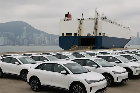 Editorial image for China Automakers Boost Exports as Domestic Vehicle Demand Slows