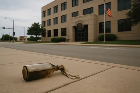 Editorial image for Man Arrested for Throwing Molotov Cocktail at Wheelchair-Bound Victim Near Oklahoma City Police HQ